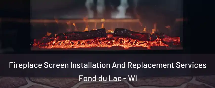  Fireplace Screen Installation And Replacement Services Fond du Lac - WI
