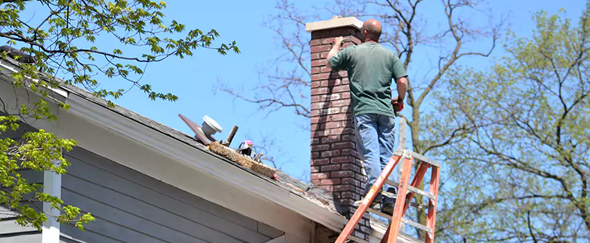 Vinyl and PVC Chimney Flashing Installation in Fond du Lac, WI