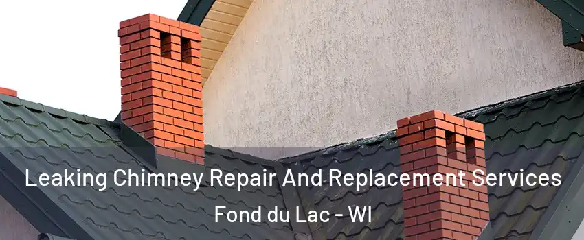  Leaking Chimney Repair And Replacement Services Fond du Lac - WI
